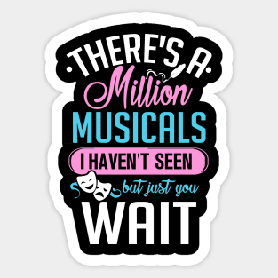 Million Musicals Sticker